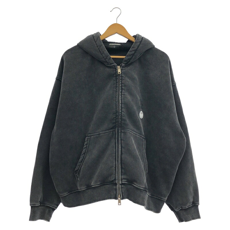 【中古】DREAMTEAM Have a Nice Dream Vintage Zip UP サイズL 黒[91]