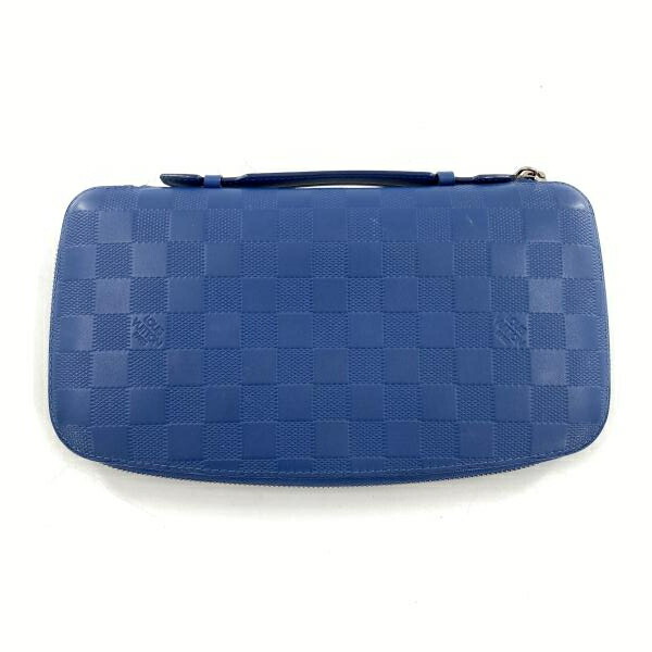 【中古】LOUIS VUITTON アンフィニ アトール N41396 ダミエ ブルー ルイ・ヴィトン[10]