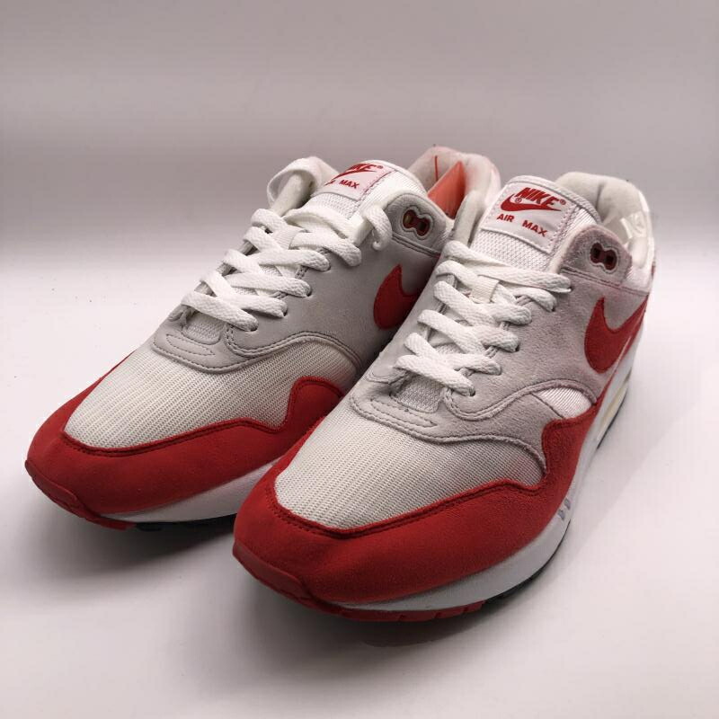 【中古】Nike Air Max 1 \"Anniversary Red\" (2017) 30cm 908375-103 ナイキ エアマックス アニバーサリーレッド[17]