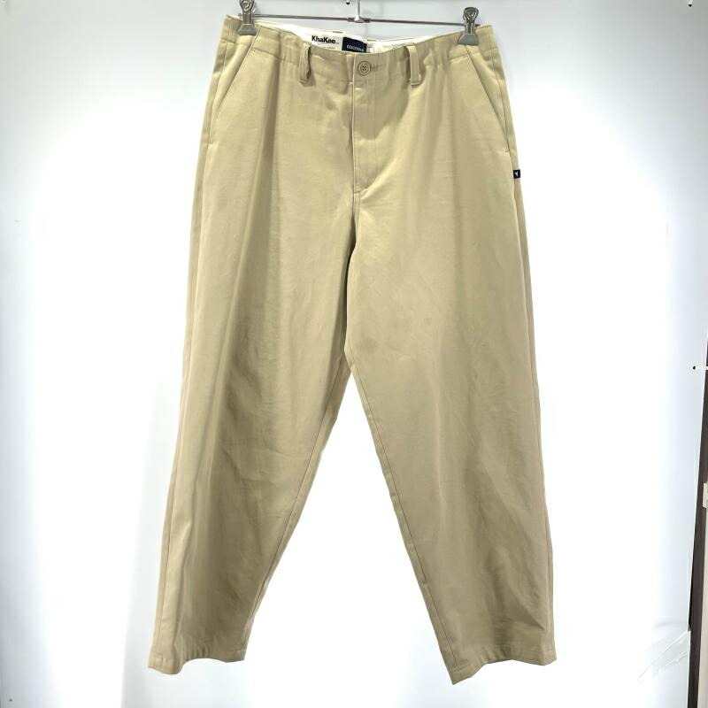 【中古】DESCENDANT Khakee DC-6 ORGANIC COTTON TWILL TROUSERS サイズ4 ベージュ ディセンダント オーガニックコットン ツイルトラウザー[19]