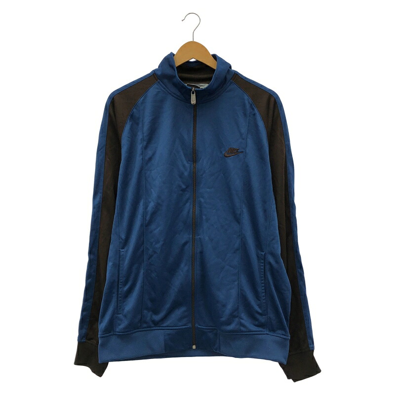 【中古】00s NIKE 貨物自動車上衣 XL 青色/赤銅色 ナイキ[19]