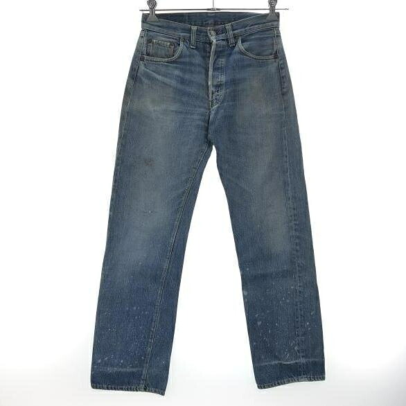 【中古】LEVI'S 501 デニムパンツ ブルー リーバイス ボタン裏6 L32[10]｜お宝創庫