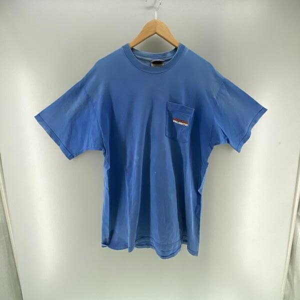【中古】Marlboro 90s コヨーテ S/S Tee ブルー サイズL相当 マールボロ[24]