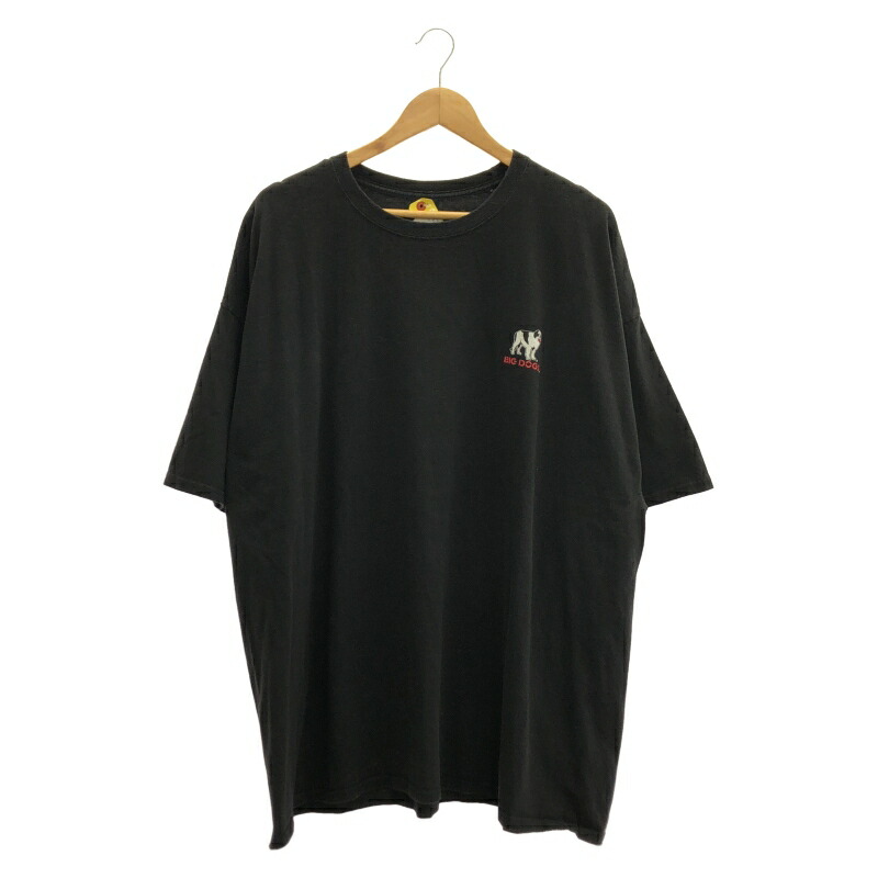 【中古】Hanes Big DOGS Tシャツ サイズ3XL ブラック[91]