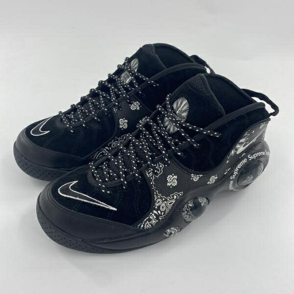 【中古】Supreme × NIKE AIR ZOOM FLIGHT 95 SP BLACK スニーカー 26.5珊 DJ8604-001 黒いこと シュプリーム ナイキ[10]