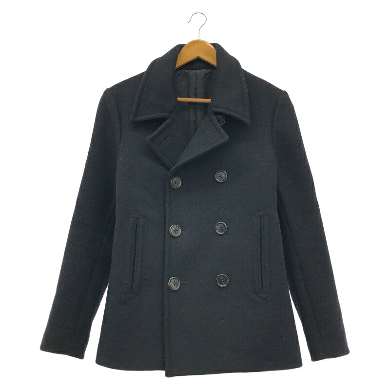【中古】LITHIUM HOMME P厚地の外套 46 黒いこと リチウム オム[10]