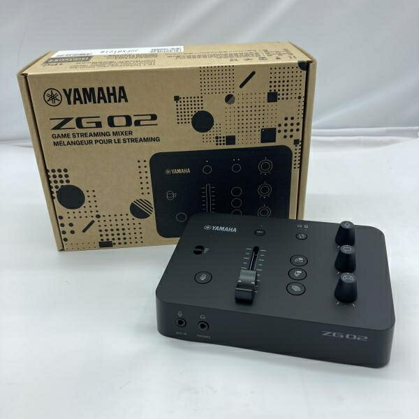【中古】YAMAHA ZG02 Game Streaming Audio Mixer ゲームストリーミングオーディオミキサー 黒いこと 2024年[19]