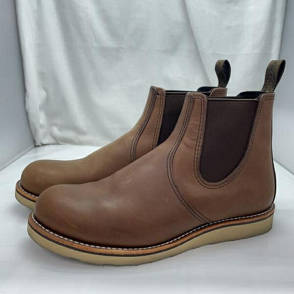 【中古】RED WING Classic Chelsea 大きさUK10(29珊) 茶 3190 amber 羽下げ札[91]