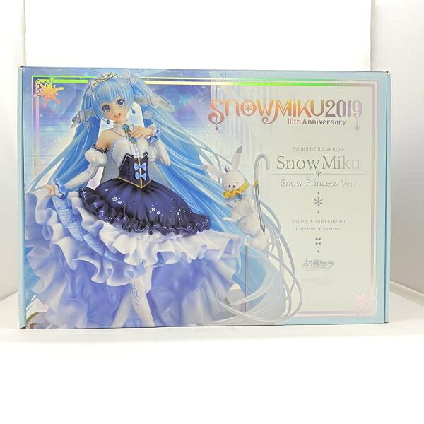 【中古】 開封・顔、手 色褪せあり) グッドスマイルカンパニー 雪ミク Ｓｎｏｗ Ｐｒｉｎｃｅｓｓ Ｖｅｒ． １／７ [24]｜お宝創庫