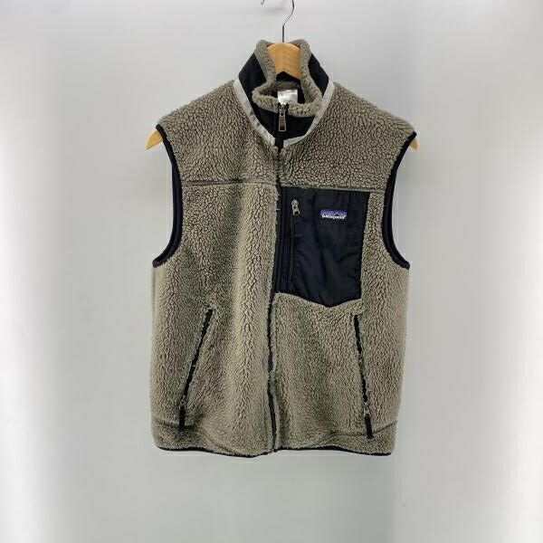【中古】Patagonia 08年製 クラシック レトロX ベスト チャコール S 23046 パタゴニア[24]