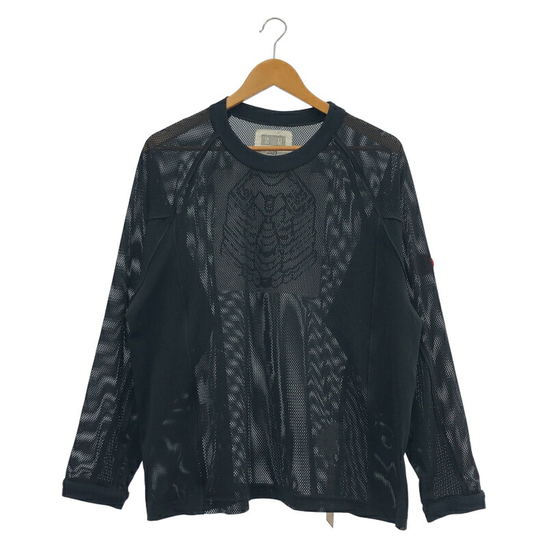 【中古】C.E 23SS MESH RAGLAN LONG SLEEVE Tee M CES23LT05[79]