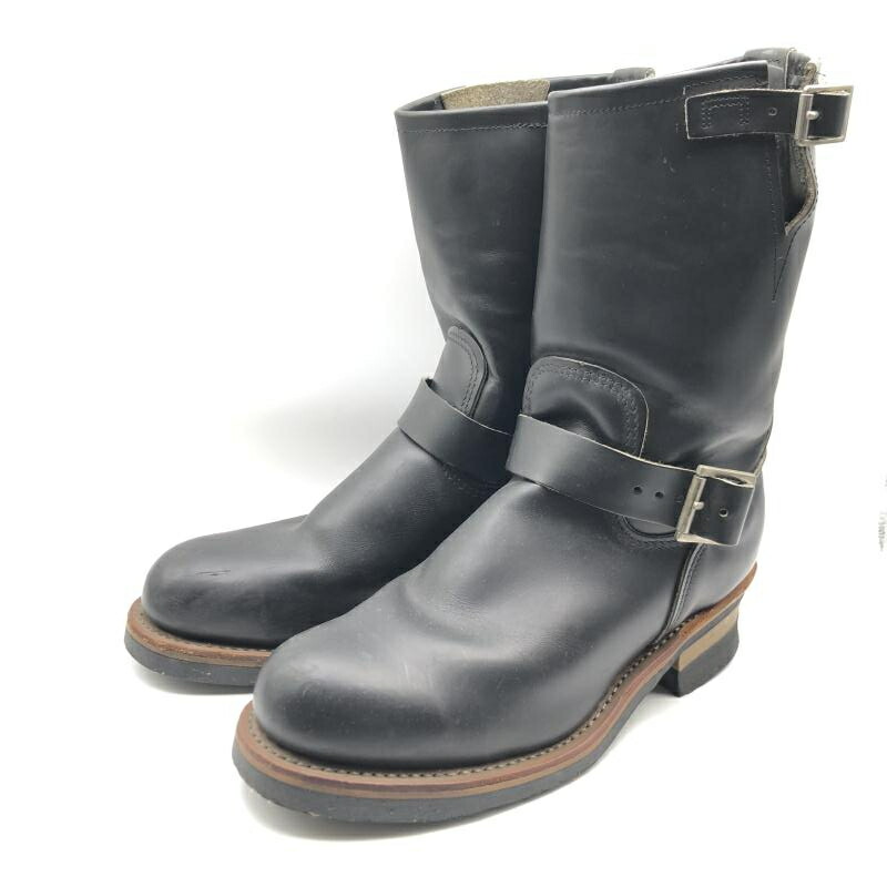 【中古】RED WING 8270 PT99 応用科学者ブーツ 大きさ8 黒いこと 九寸五分隠し スチールトゥ レッドウィング[17]
