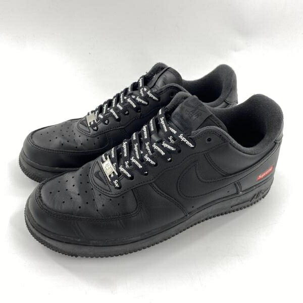 【中古】Supreme × NIKE Air Force 1 Low Black スニーカー 27糎 CU9225-001 黒いこと シュプリーム ナイキ[10]