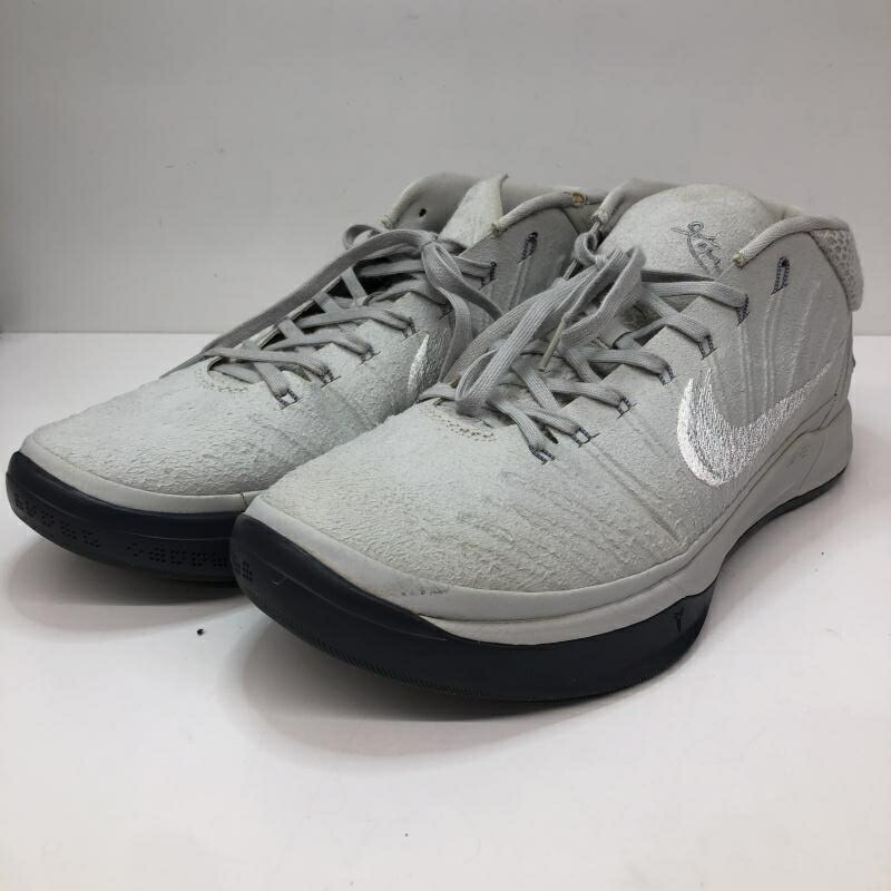 【中古】NIKE KOBE A.D. Mid Pure Platinum White/Midnight Navy 28.5cm 922484-004 ナイキ コービー[66]