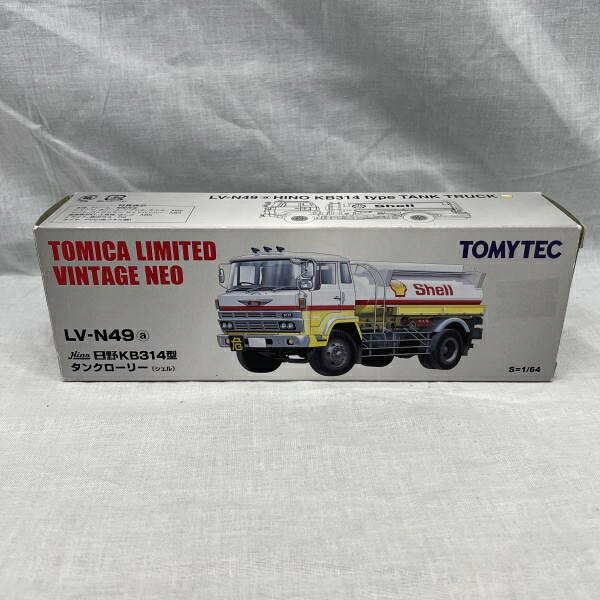 【中古】1/64 トミーテック TLV-N49a 日野KB314型 タンクローリー (シェル)[91]｜お宝創庫