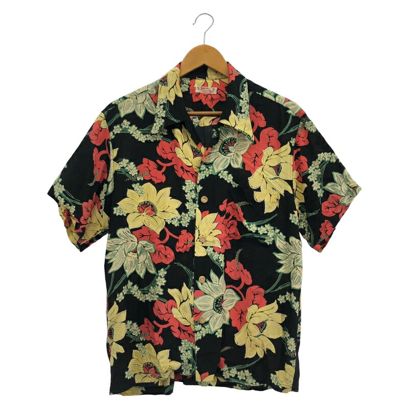 【中古】SUNSURF アロハシャツ マルチ色合い サンサーフ[10]