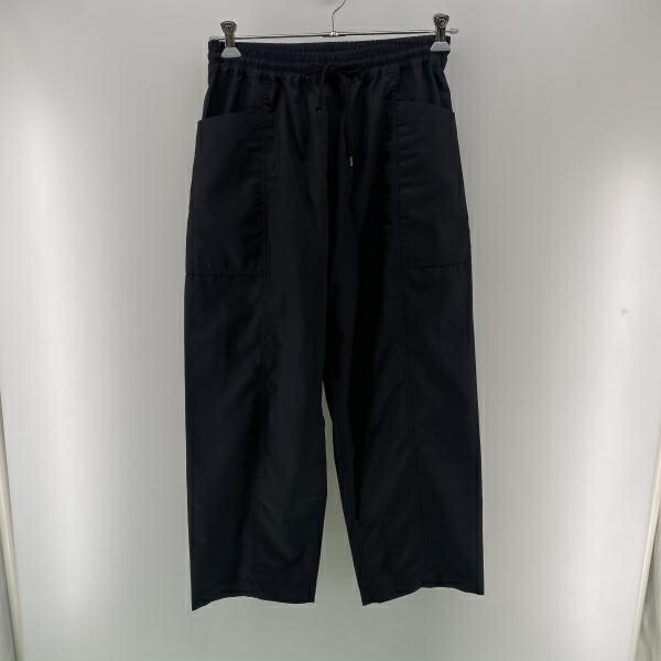 【中古】COMME des GARCONS HOMME AD2025 ポリエステル 4ポケットイージーパンツ 黒いこと S コムデギャルソンオム[24]