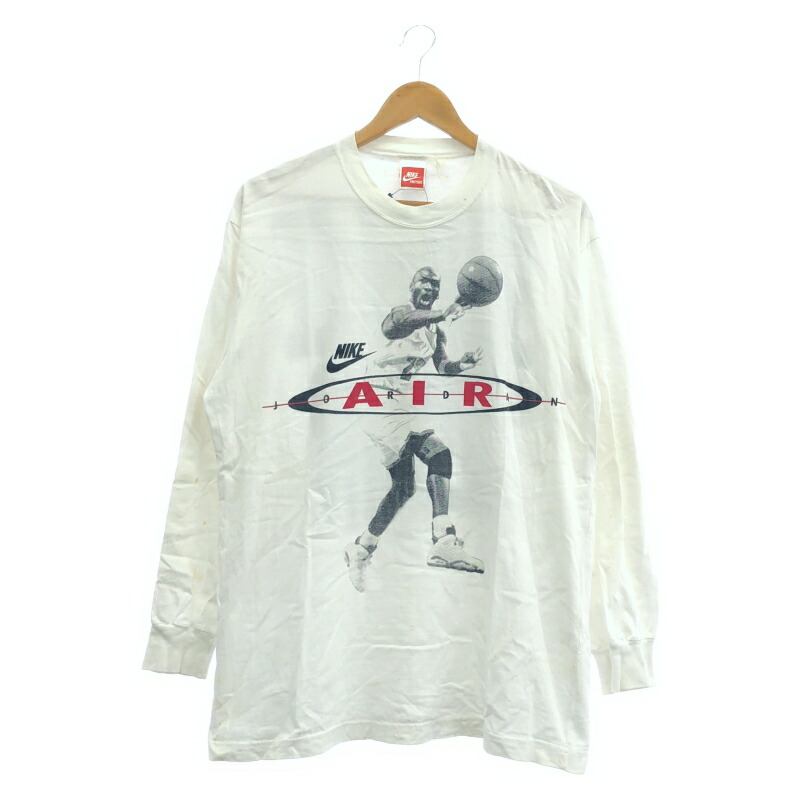 【中古】NIKE AIR JORDAN SURFACE 2AIR ロンTee Ｆ 白いこと ナイキ[10]
