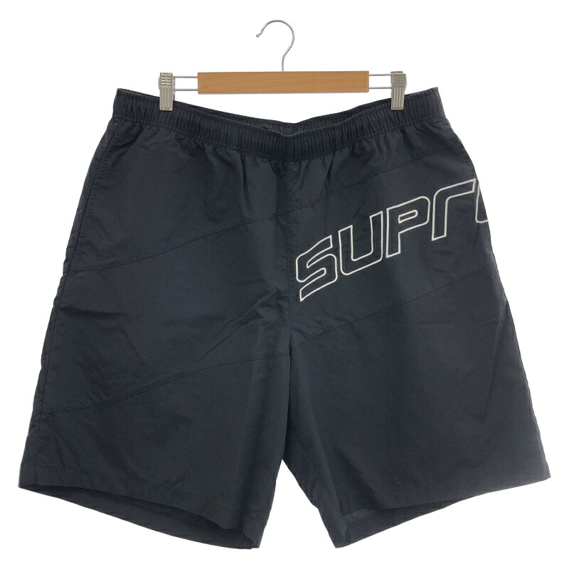 【中古】Supreme 24SS Curve Nylon Short Black XL[79]