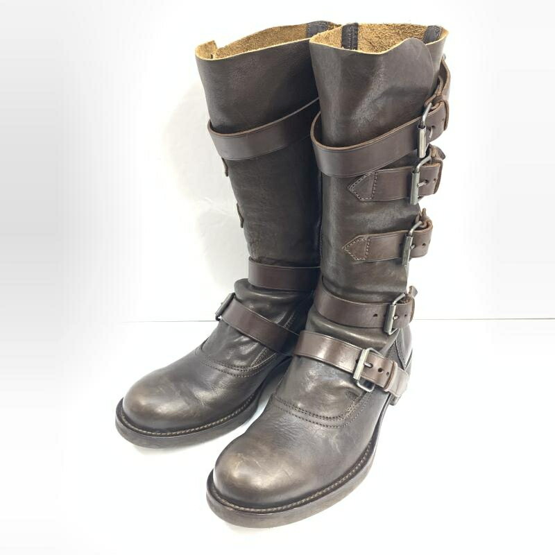 【中古】Vivienne westwood パイレーツブーツ 大きさ41 赤銅色 ヴィヴィアンウエストウッド[92]