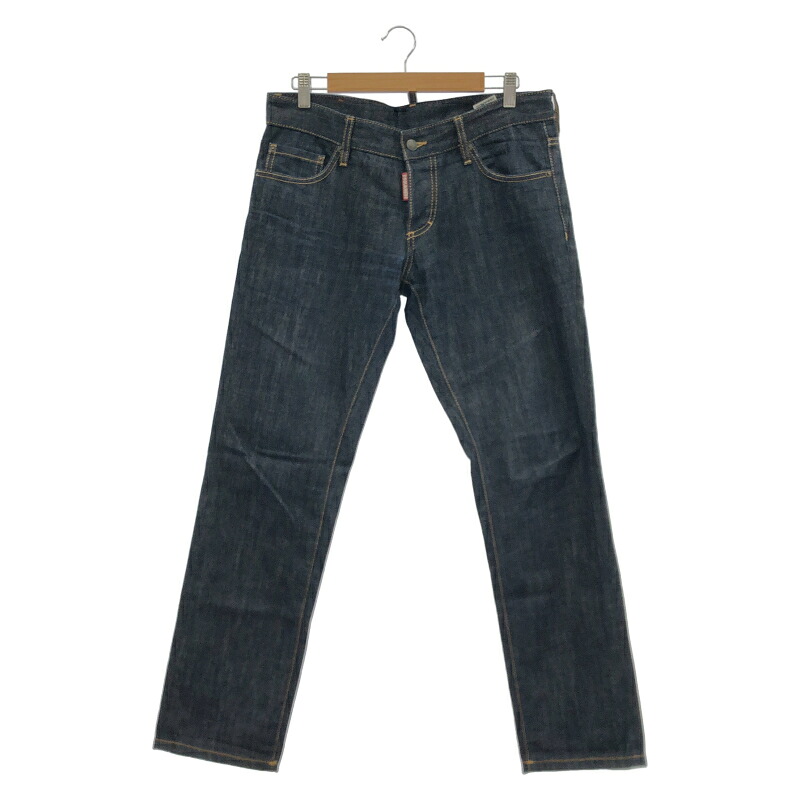【中古】DSQUARED2 ジーンズズボン下 S74天使の都市0784 大いさ48ディースクエアード ディープインディゴ[17]