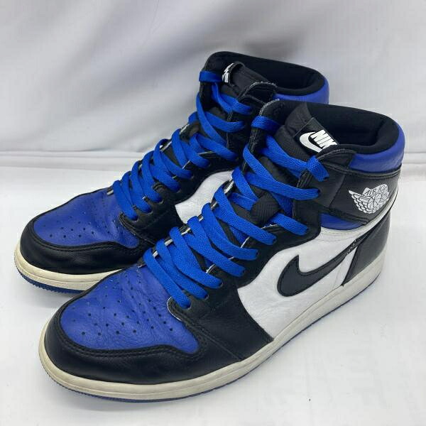 【中古】NiKE Air Jordan 1 Retro High OG "Royal Toe" (2020) 555088-041 28cm ナイキ ブルー[19]｜お宝創庫