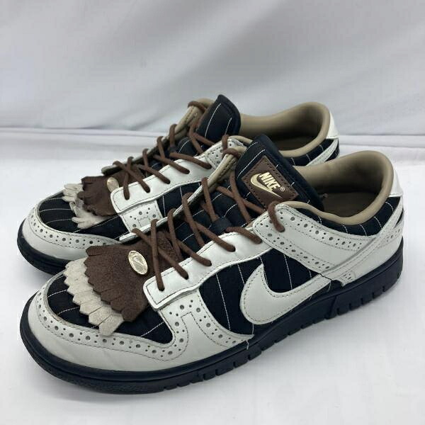 【中古】NIKE WOMEN\u0027s DUNK Low Summit White and Cacao Wow 大きさ27糎 黒いこと 白いこと 赤銅色 FV3642-010[19]