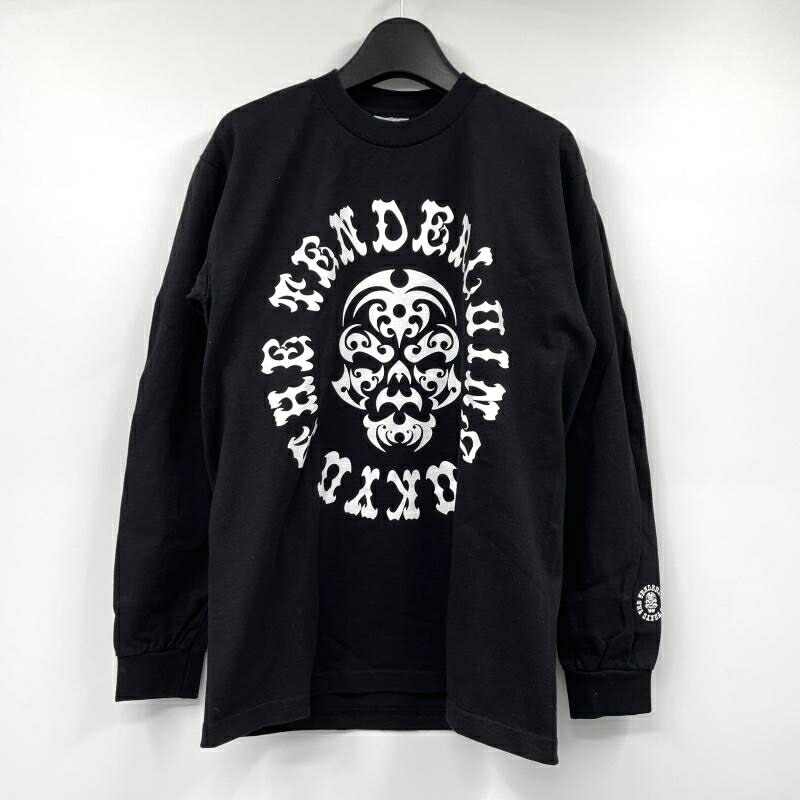 【中古】TENDERLOIN ボルネオスカル L/S Tee 黒いこと 大きさM 長袖 ロンT アンダーカット[17]