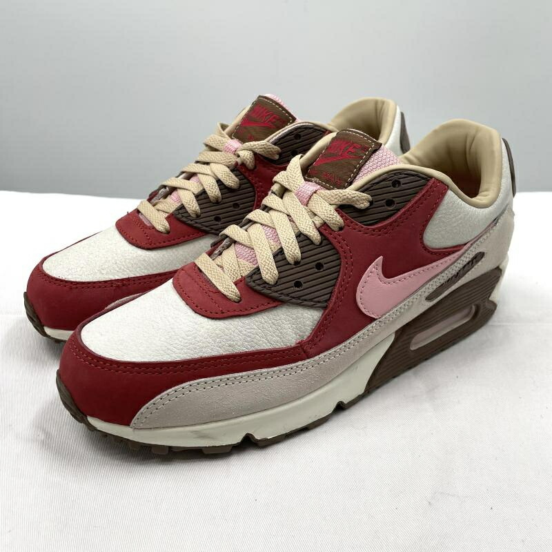 【中古】Nike Air Max 90 \"Bacon\""(2021) 26糎 CU1816-100 サクラ色 赤いこと スニーカー ナイキ 大気圏マックス90[17]"