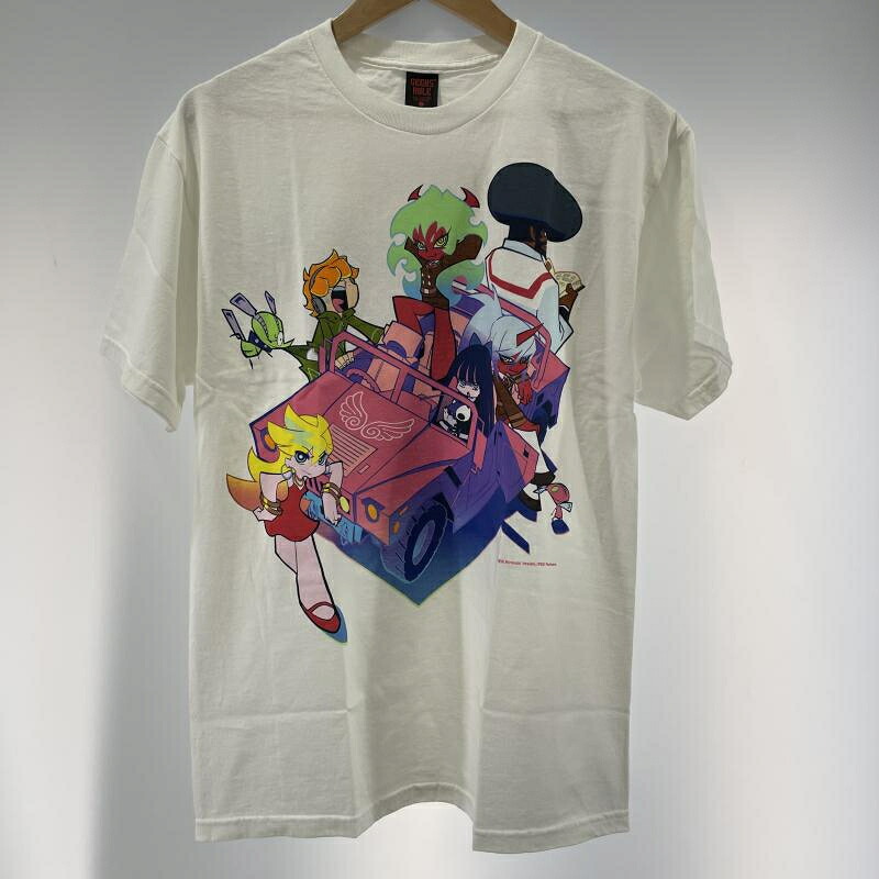 【中古】GEEKS RULE×PANTY\u0026STOCKING S/S TEE 大きさL 白いこと[19]