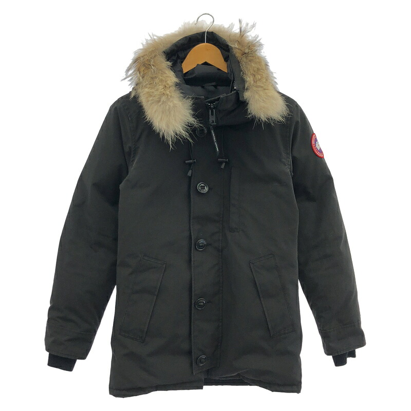 【中古】CANADA GOOSE シャトーパーカ 3426MA 大きさXS 黒いこと カナダグース[92]