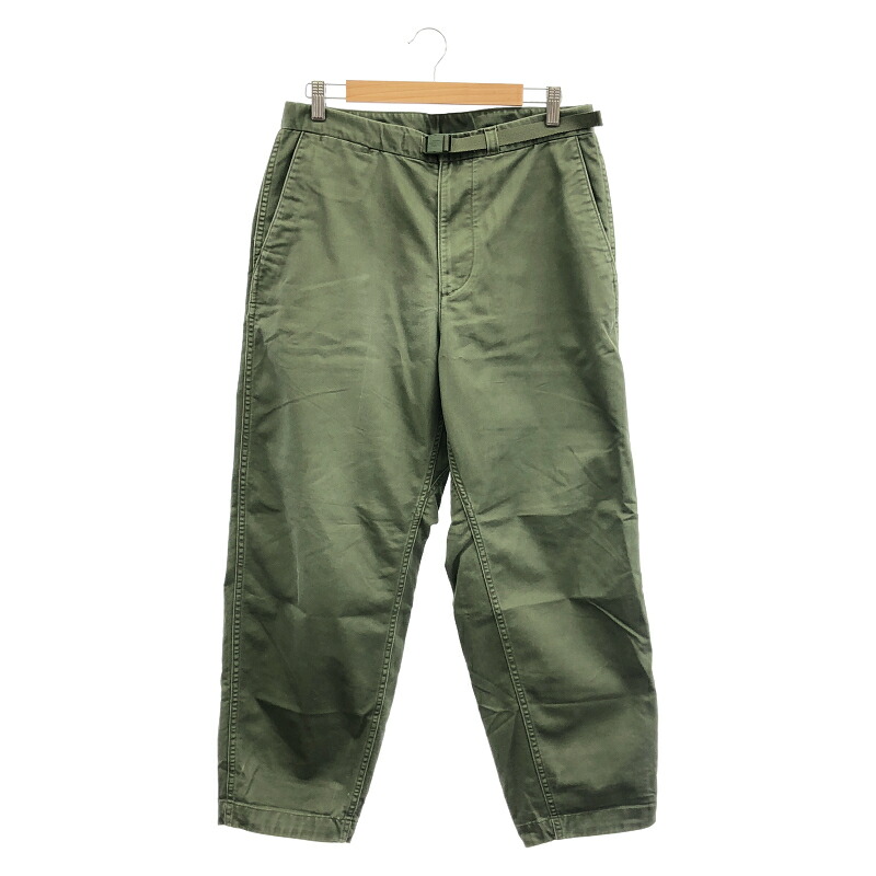 【中古】THE NORTH FACE PURPLE LABEL ワイドテーパードパンツ 32 NT5052N カーキ ザ 北の方人間の顔[10]