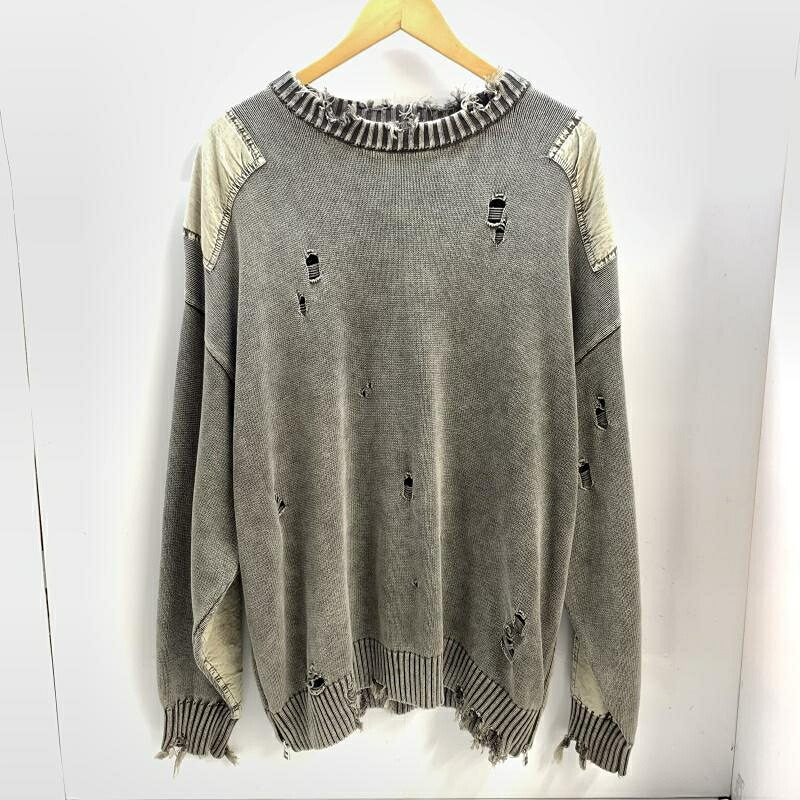 【中古】Danke Schon. 不都合産業編み物 大きさL ベージュ 25A-LKNL041-DS ダンケシェーン[92]