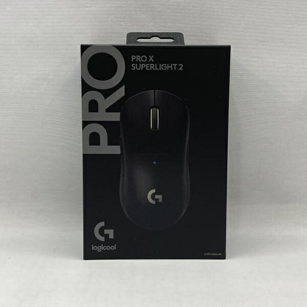 【中古】ｹﾞｰﾑOP）ロジクール ワイヤレスゲーミングマウス PRO X SUPERLIGHT 2 G-PPD-004WL-BK 開封品[97]｜お宝創庫
