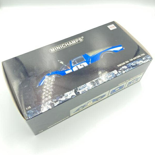 【中古】箱苦痛なこと・本体苦痛なこと)1/18 PORSCHE - 906 N 15 WINNER CLASS 24h DAYTONA 1966 H.HERRMANN - H.LINGE[6]