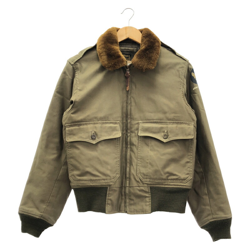 【中古】Buzz Rickson\u0027s B-10 飛行上衣 36 M13765A カーキ バズリクソンズ[10]