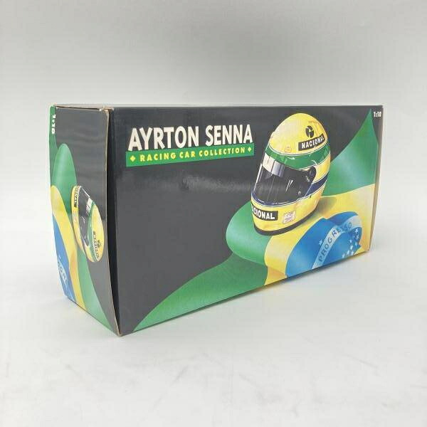 【中古】LANG 1/18 McLAREN FORD MP4/8 1993 Shell #8(白いこと×オレンジ色) /AYRTON SENNA RACING CAR COLLECTION[6]