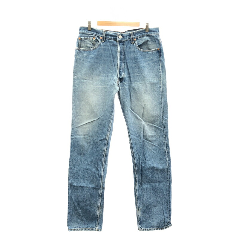 【中古】90s LEVI\u0027S 501XX USA製 W38 L38 点火装置青碧 リーヴァイズジーンズ[92]