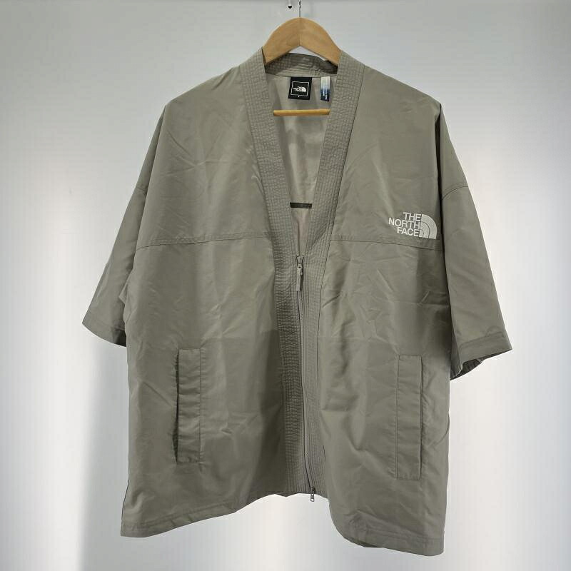 【中古】THE NORTH FACE Happi Jacket 大きさL 薄墨色 北の方人間の顔 法被 NP22562R[19]