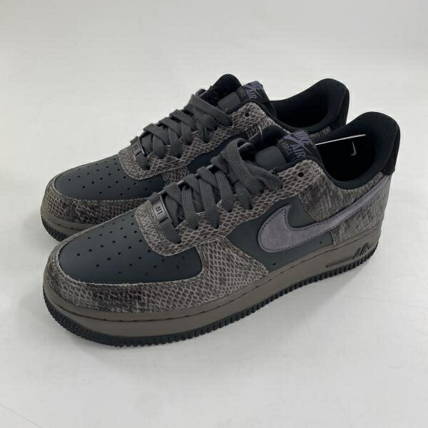 【中古】NIKE Air Force 1 Low Snakeskin スニーカー 26.5糎 HF2898-001 黒いこと 暗灰色薄墨色 薄墨色 ナイキ[10]