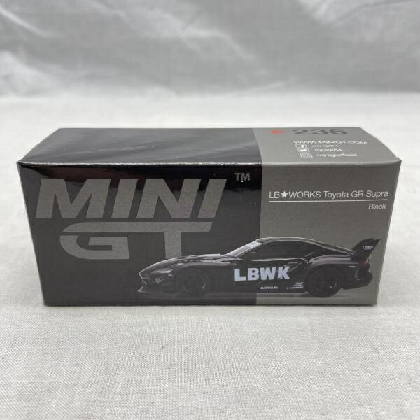 【中古】1/64 ﾄｩﾙｰｽｹｰﾙﾐﾆﾁｭｱｽﾞ LB★WORKS GR ｽｰﾌﾟﾗ ﾌﾞﾗｯｸ (右ﾊﾝﾄﾞﾙ) 中国制限事項[91]