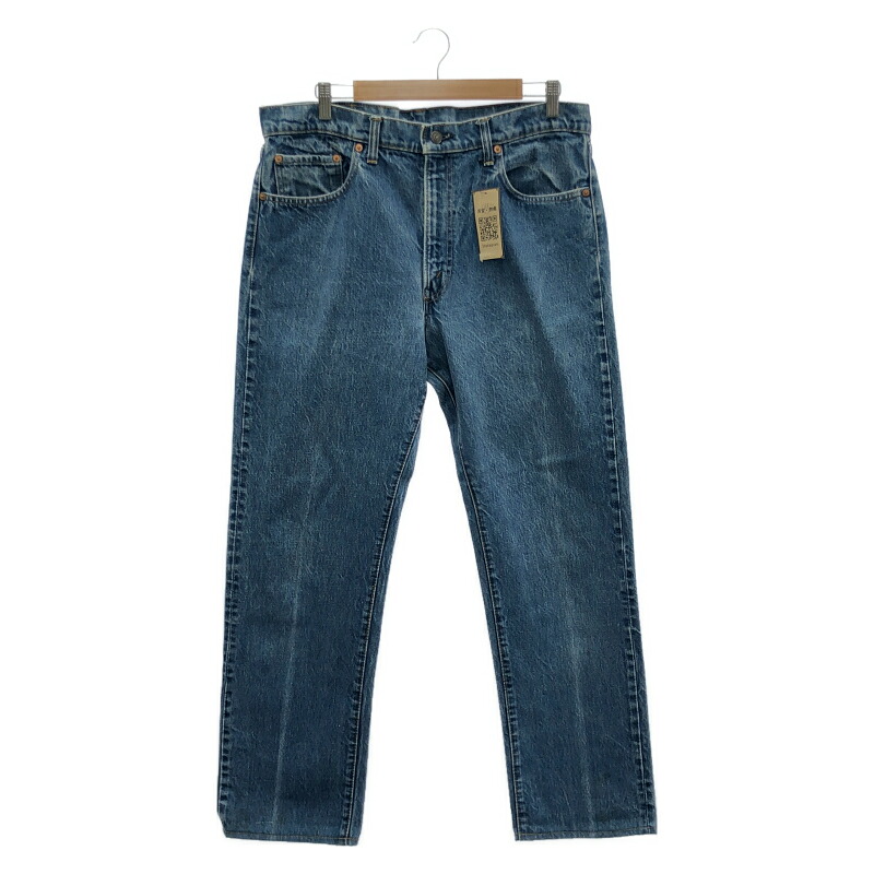 【中古】LEVI\u0027S 505 60s 名取り草裏5 BigE不首尾一貫したV ジーンズズボン下[79]