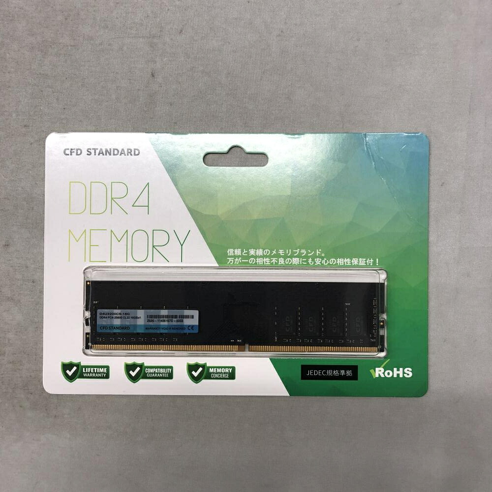 【中古】CFD 勉強机いの一番用記憶装置 CFD Standard DDR4-3200 16GB D4U3200CS-16G 未開封[15]