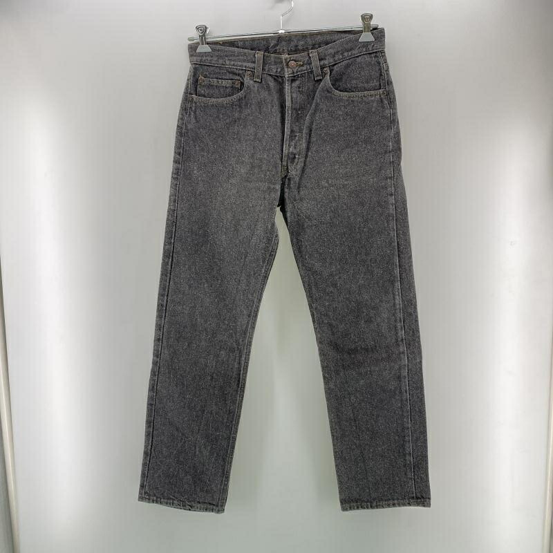 【中古】90s Levi\u0027s USA製 501 先染めジーンズズボン下 黒いこと 大きさW34×L30 リーヴァイズジーンズ[24]