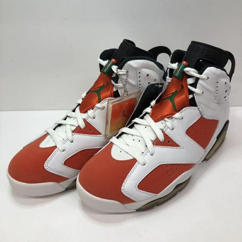 【中古】NIKE AIR JORDAN 6 Retro Gatorade Like Mike White 28珊 384664-145 ナイキ[66]