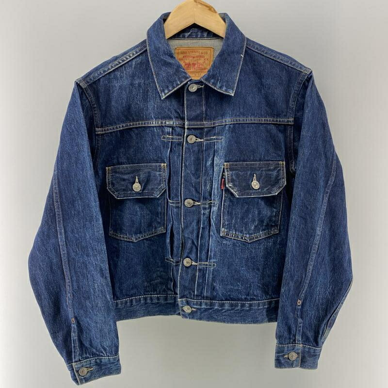 【中古】LEVI\u0027S LVC トルコ製 507XX ジーンズ上衣 インディゴ 38 リーヴァイズジーンズ[24]