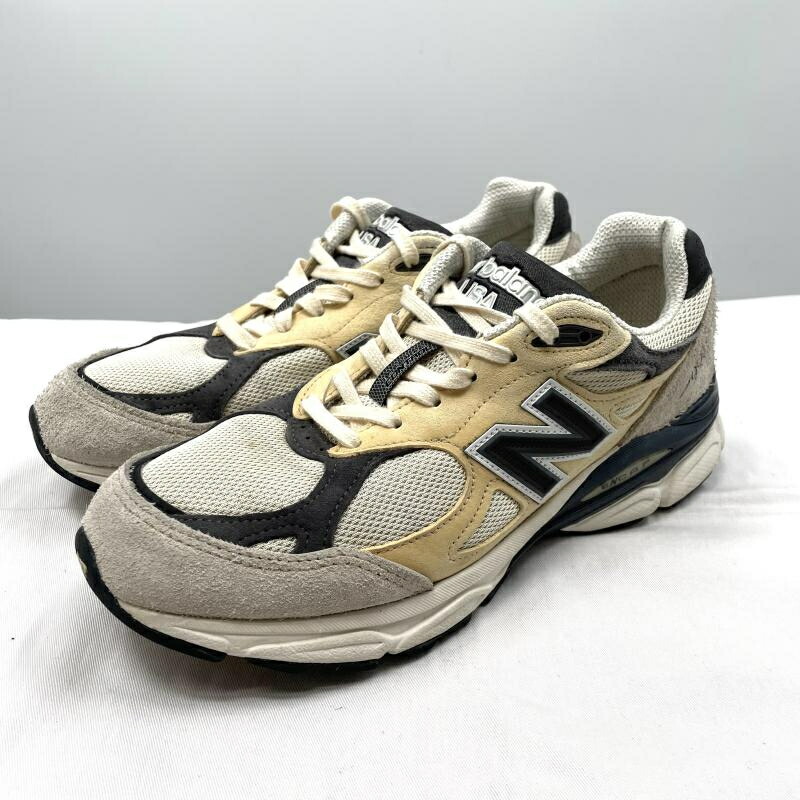 【中古】New Balance M990AD3 Moonbeam 大いさ26糎 ベージュ 薄墨色 スニーカー ニュー平衡にする[17]
