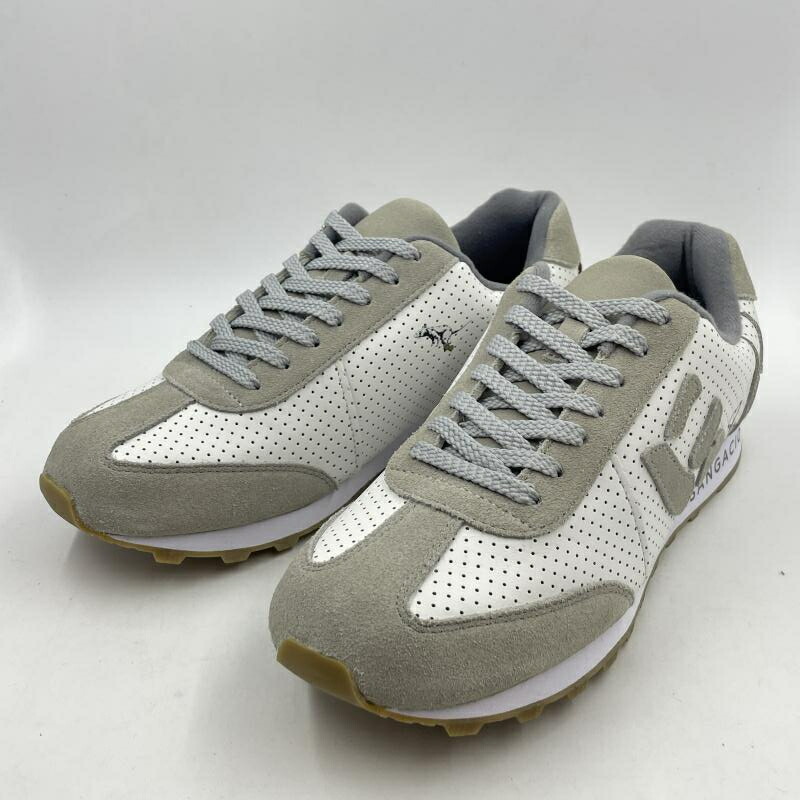 【中古】SANGACIO Mom Brandaised ”White/Gray”バンクシーコラボ 大いさ27[24]