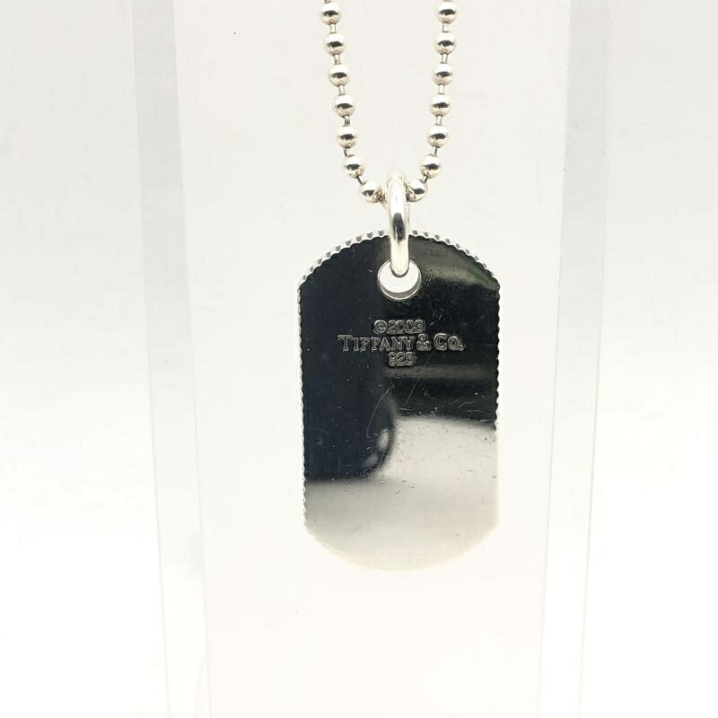 【中古】Tiffany＆Co. ドッグタグボールチェーンネックレス ティファニー[17]
