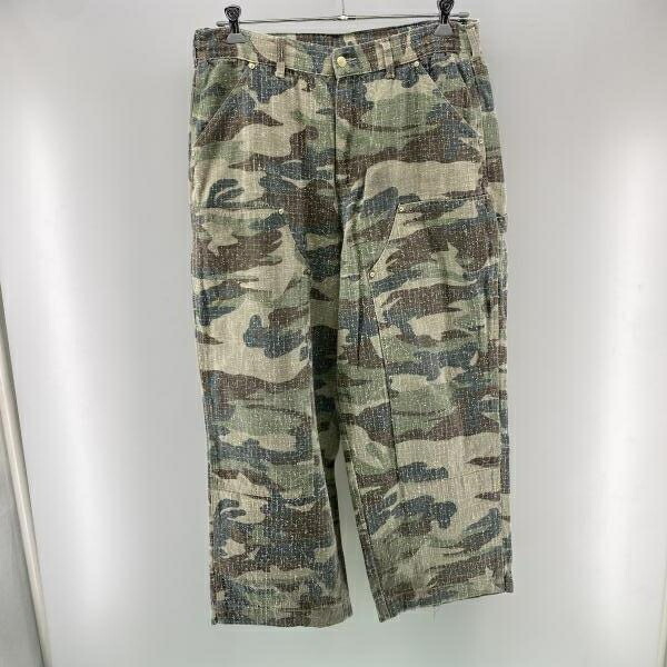 【中古】WHITELAND CAMO DOUBLE KNEE PANTS F 白いこと地びた[24]